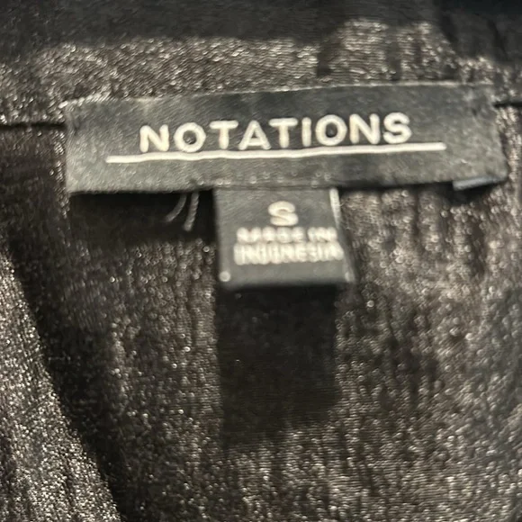 Notations Black blazer jacket size small - Picture 3 of 5